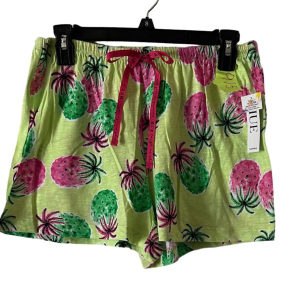 915 NWT  Hue	Fineapple Boxers shorts / lounge shorts	S - Picture 1 of 7